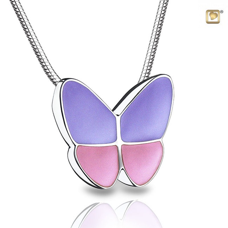 Treasure  Medallion butterfly roze